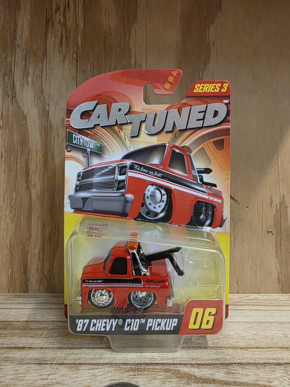 Series 3 Red '87 Chevy C10™ Pickup Toy. Car Tuned.